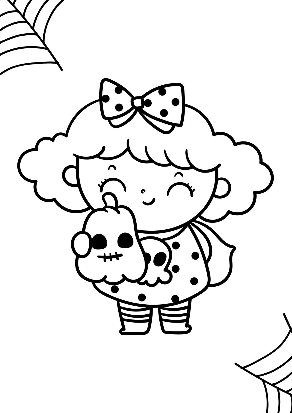 Cute Halloween Coloring Book for Kids