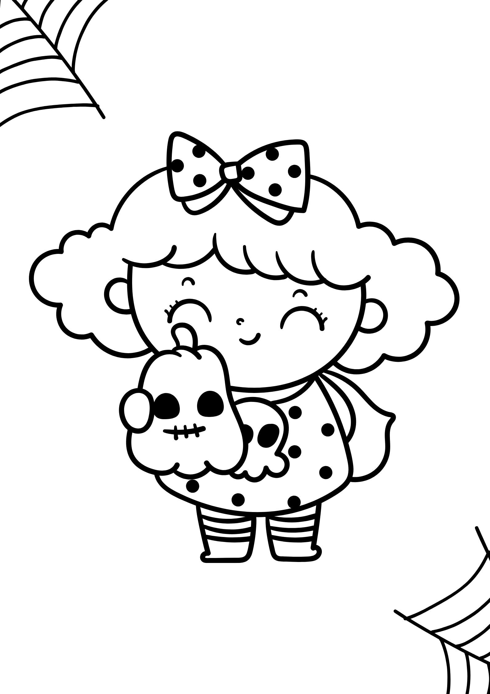 Cute Halloween Coloring Book for Kids