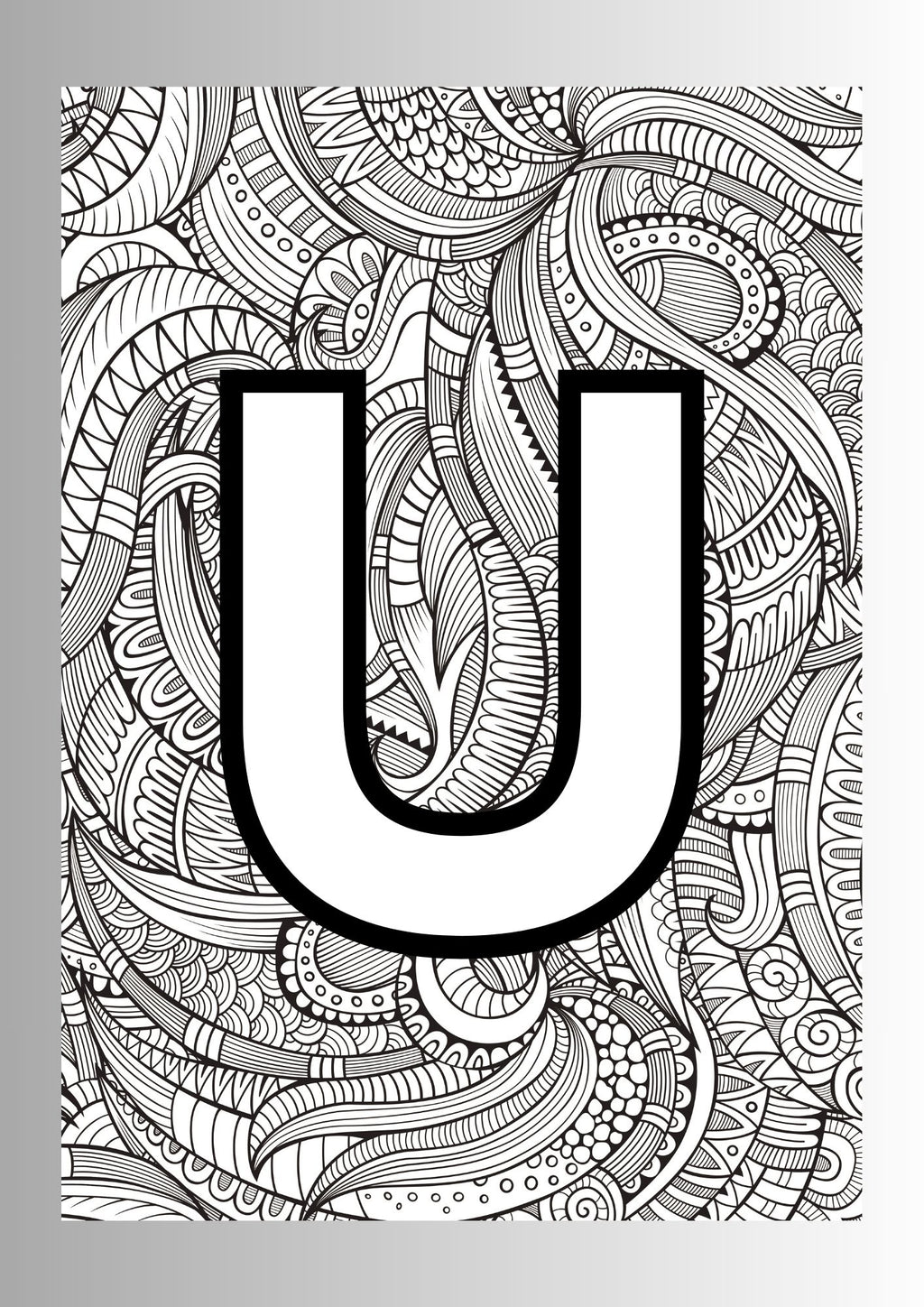 Educational Coloring Book for Kids – Editable Template (Digital)