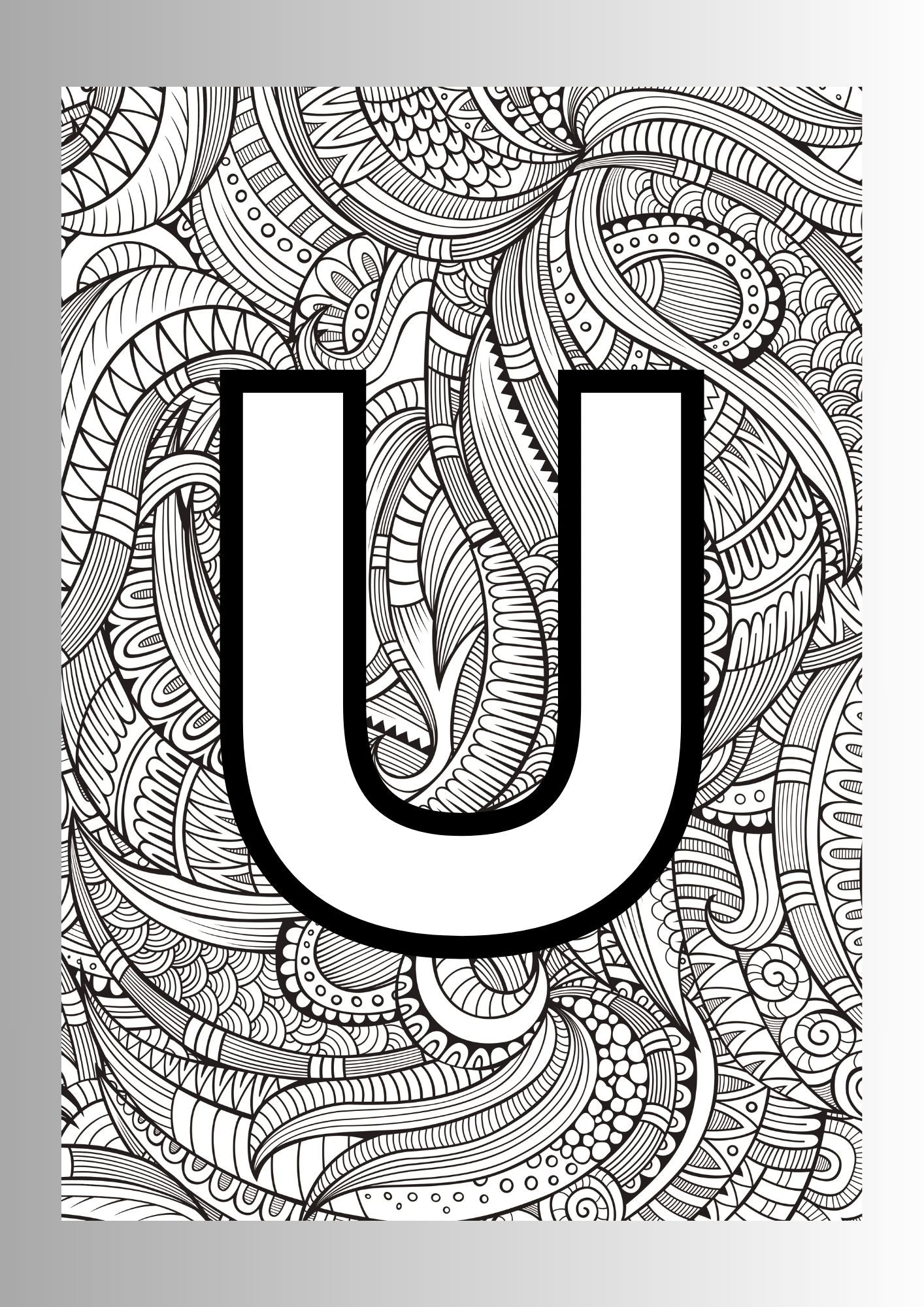 Educational Coloring Book for Kids – Editable Template (Digital)