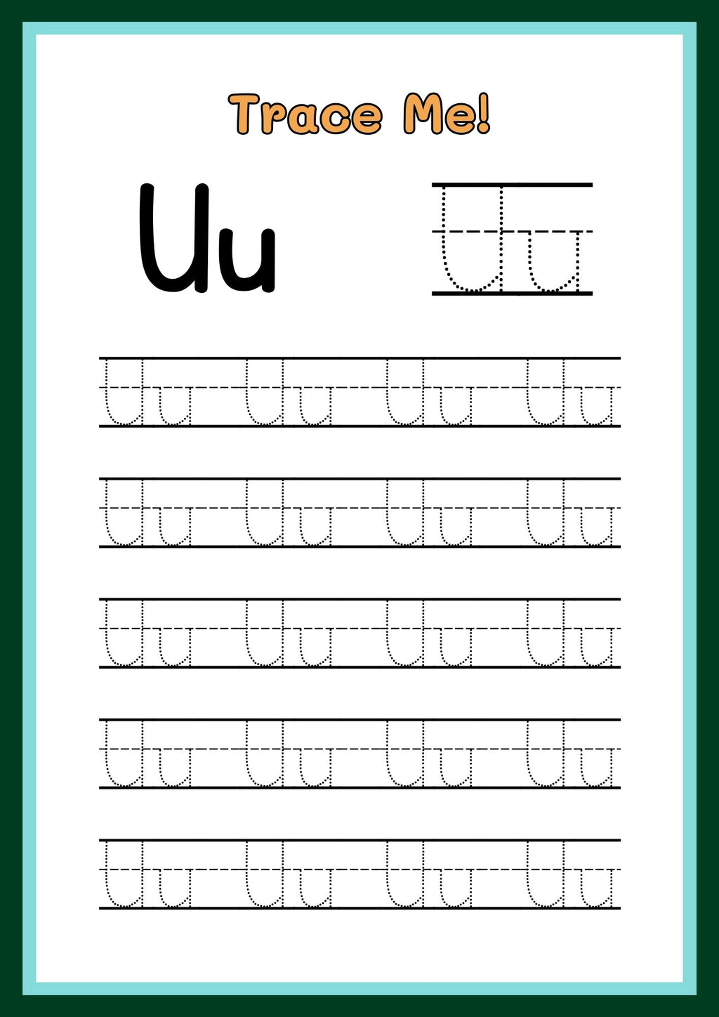 My Little ABC Tracing Booklet for Kids