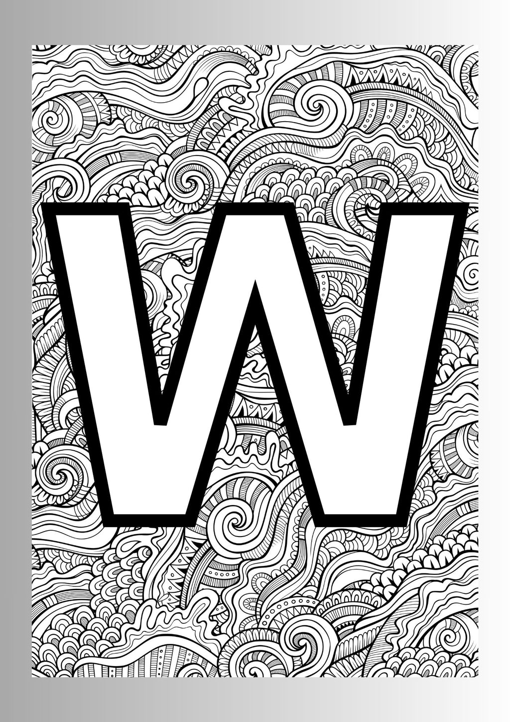 Educational Coloring Book for Kids – Editable Template (Digital)