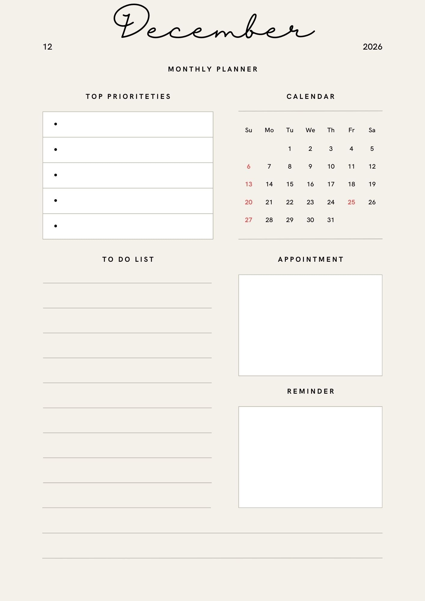 Smart Annual Planning System