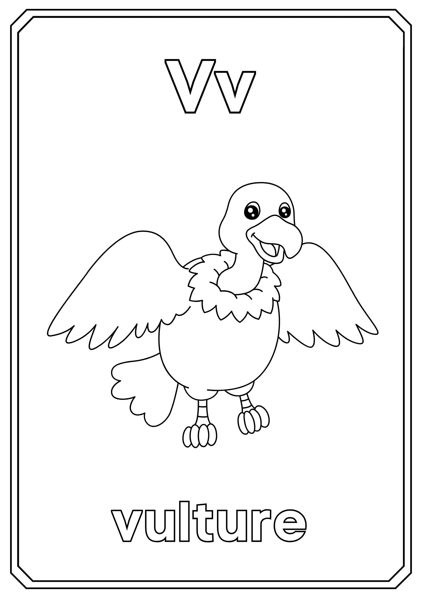 Animal Alphabet Coloring Book – ABC Learning for Kids