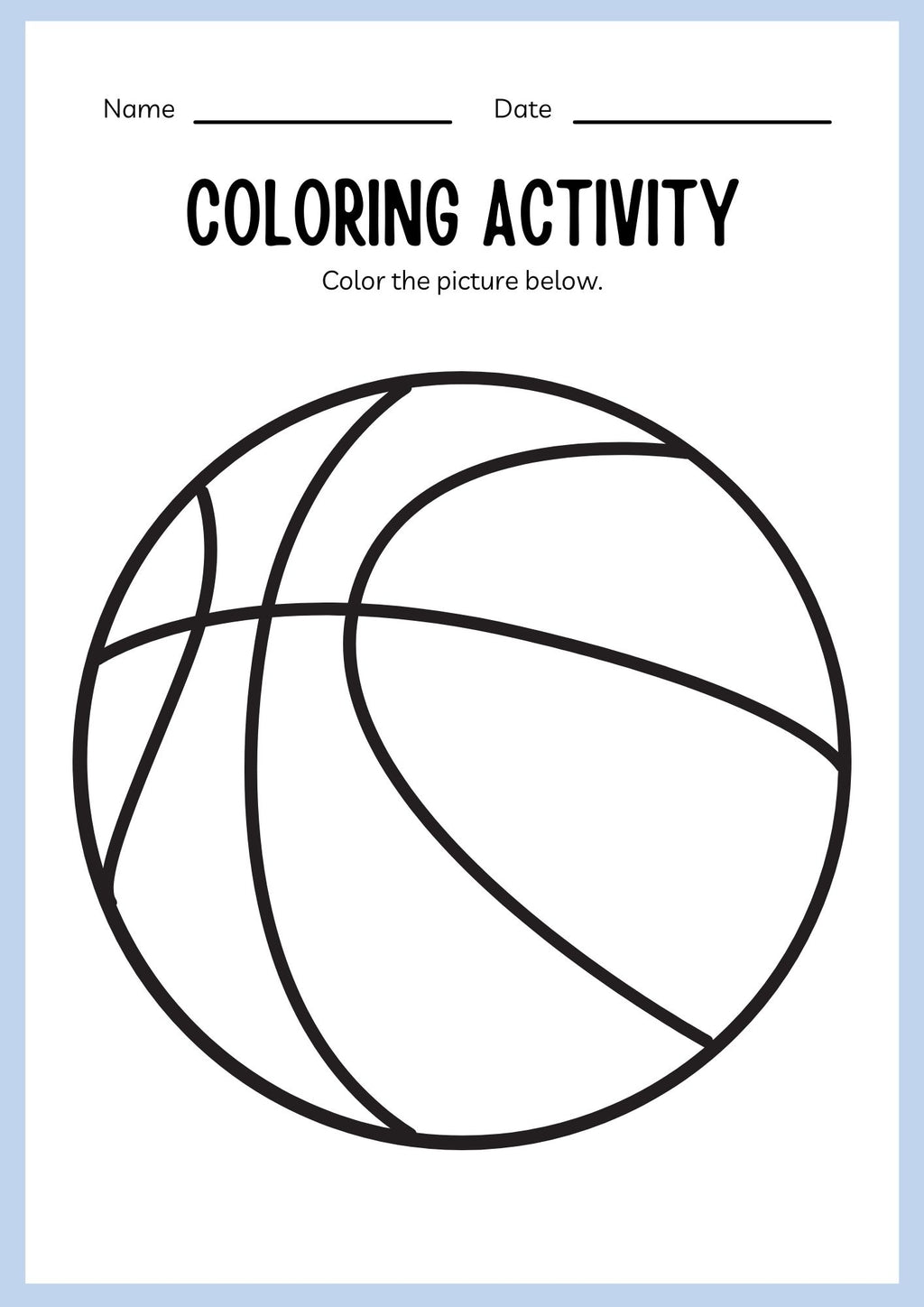 Sports ESL Workbook for Kids