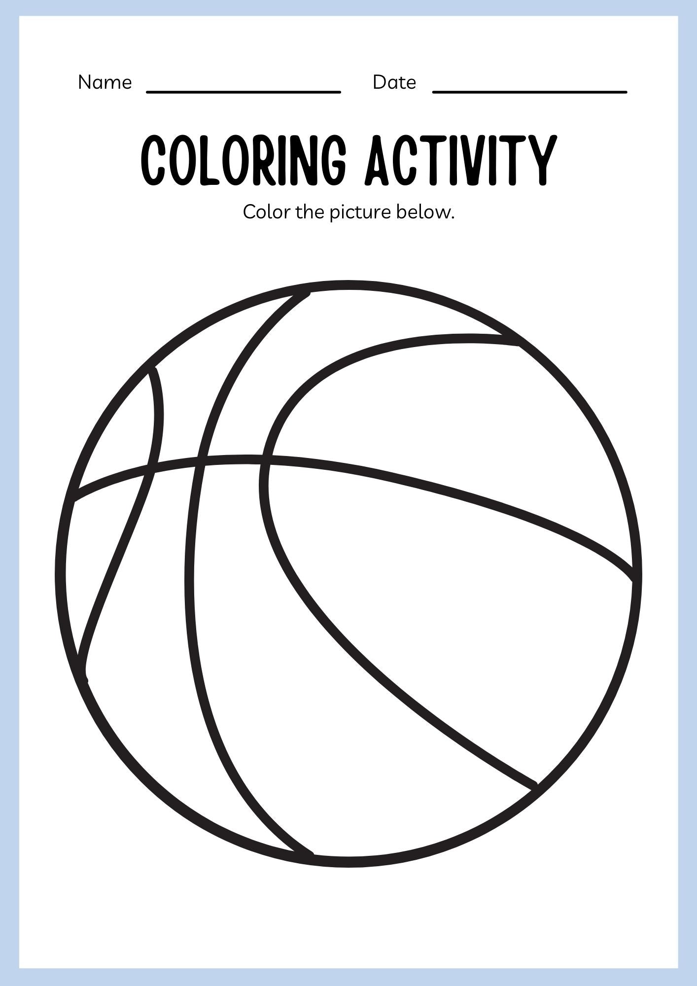 Sports ESL Workbook for Kids