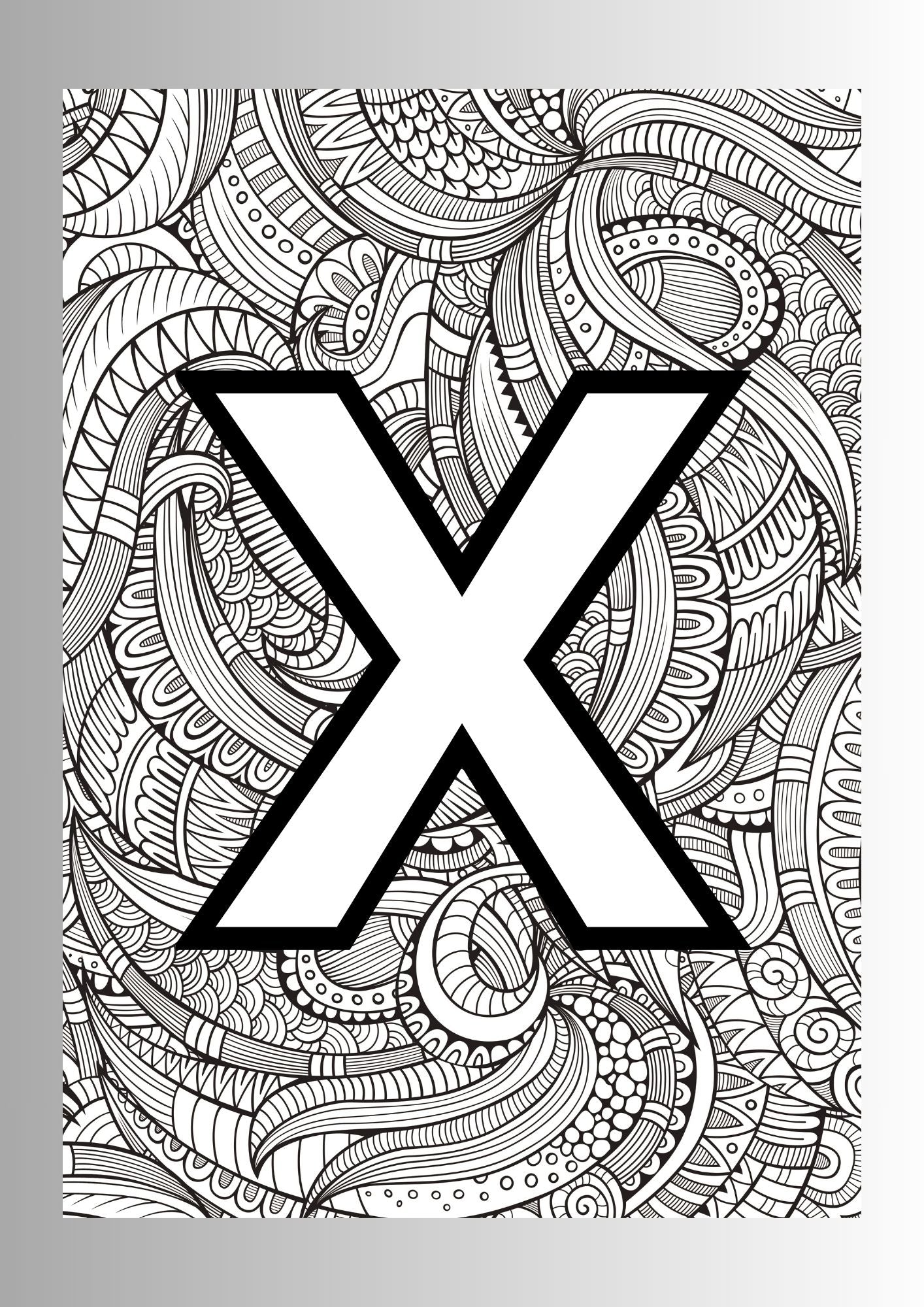 Educational Coloring Book for Kids – Editable Template (Digital)