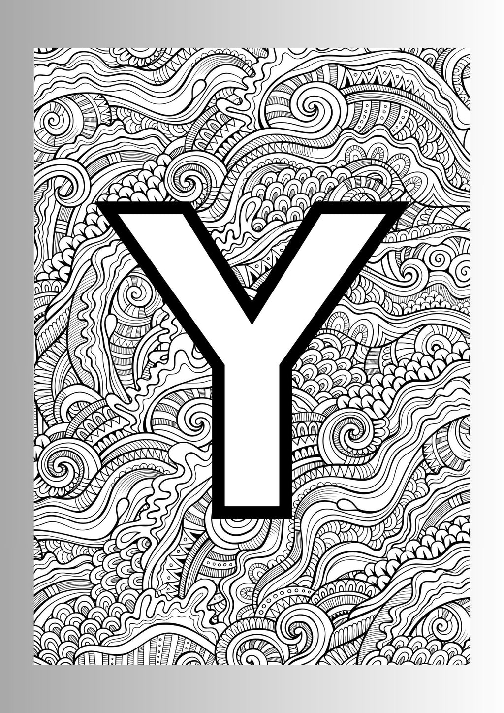 Educational Coloring Book for Kids – Editable Template (Digital)