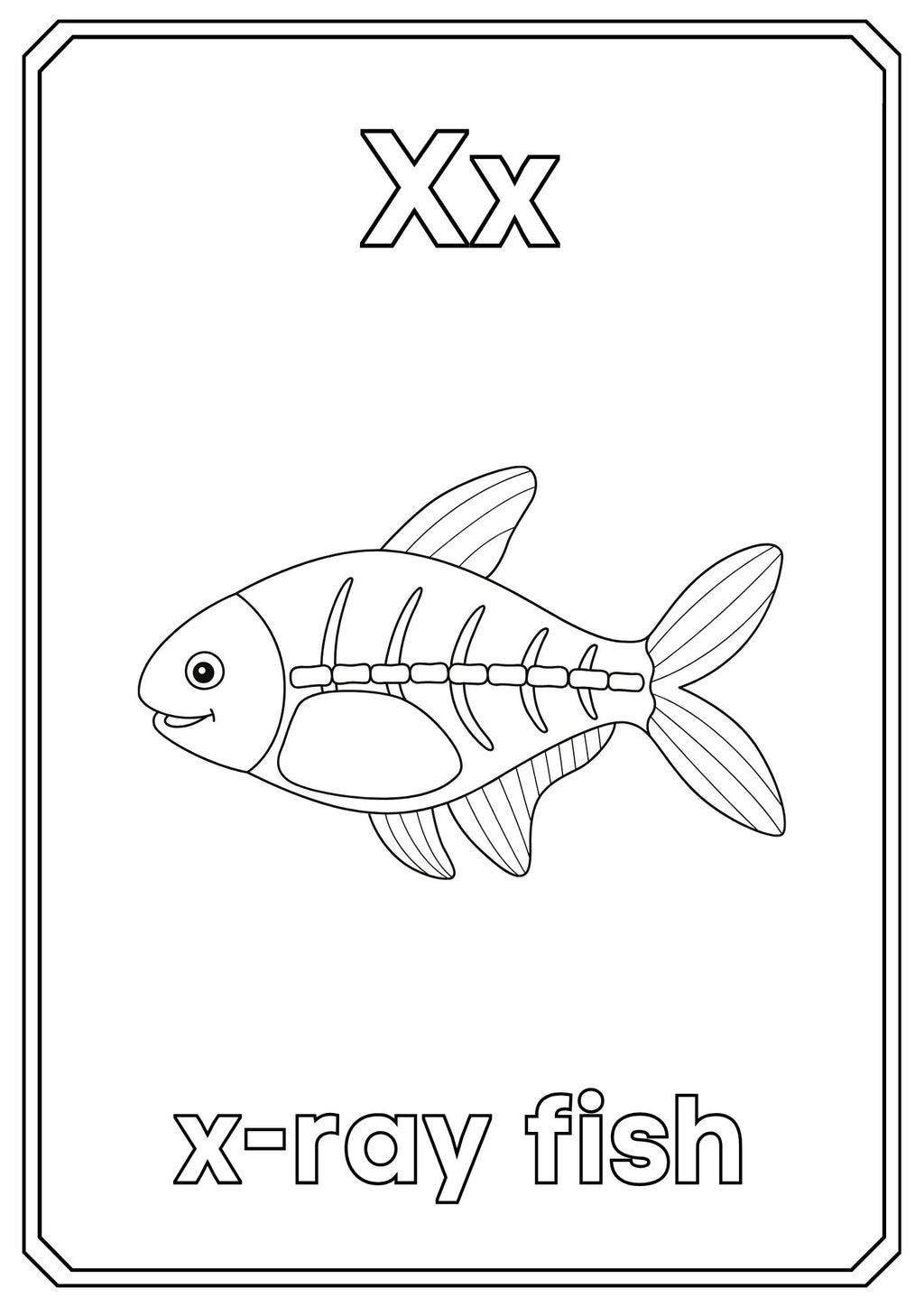 Animal Alphabet Coloring Book – ABC Learning for Kids