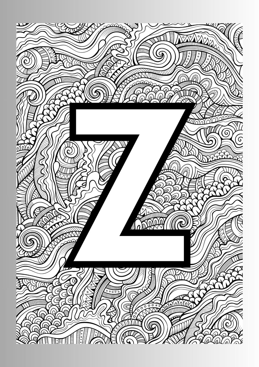 Educational Coloring Book for Kids – Editable Template (Digital)