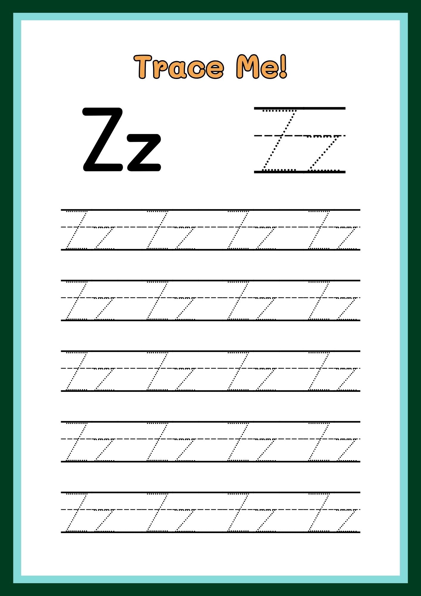 My Little ABC Tracing Booklet for Kids