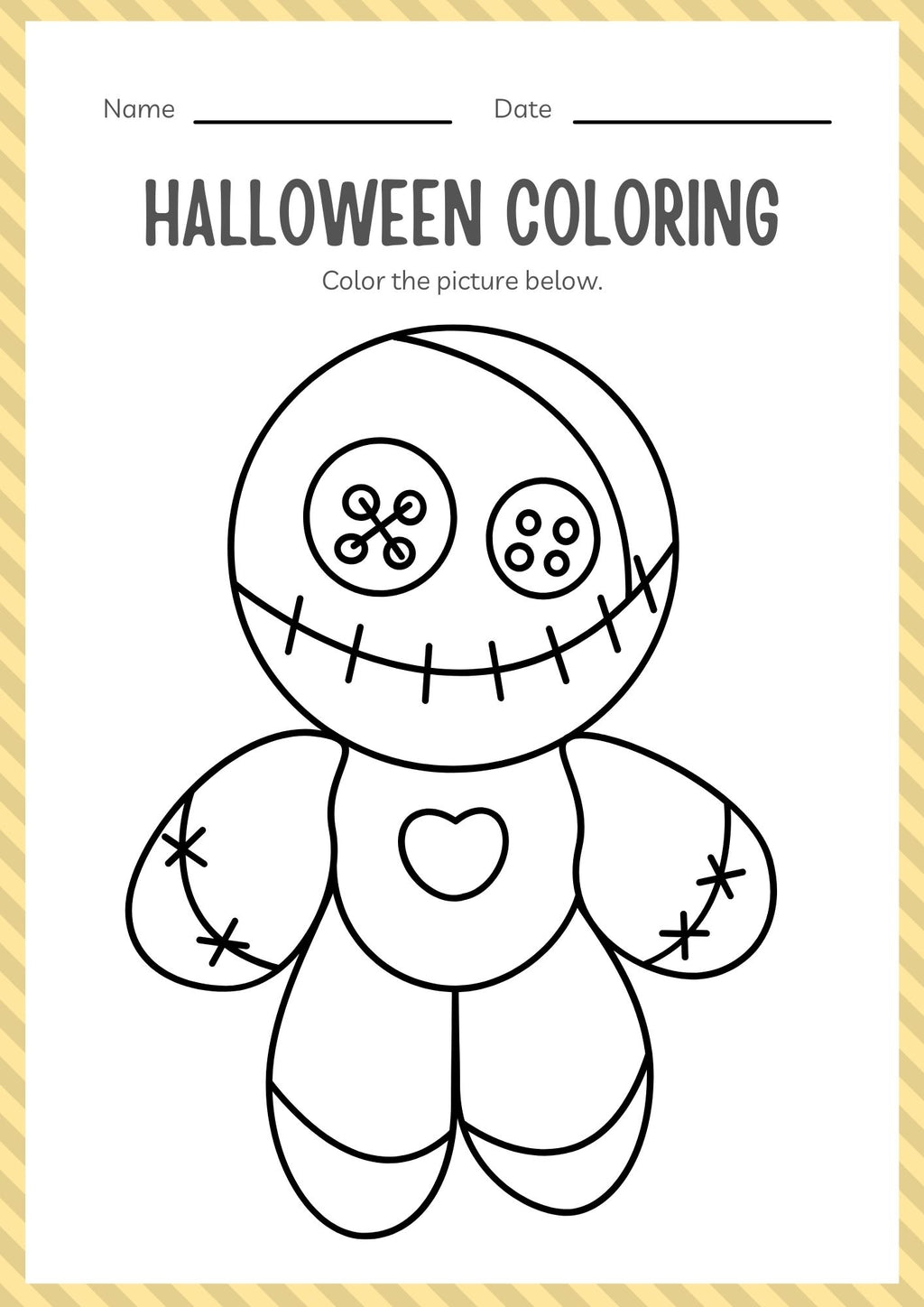 Kindergarten Halloween Activity Workbook