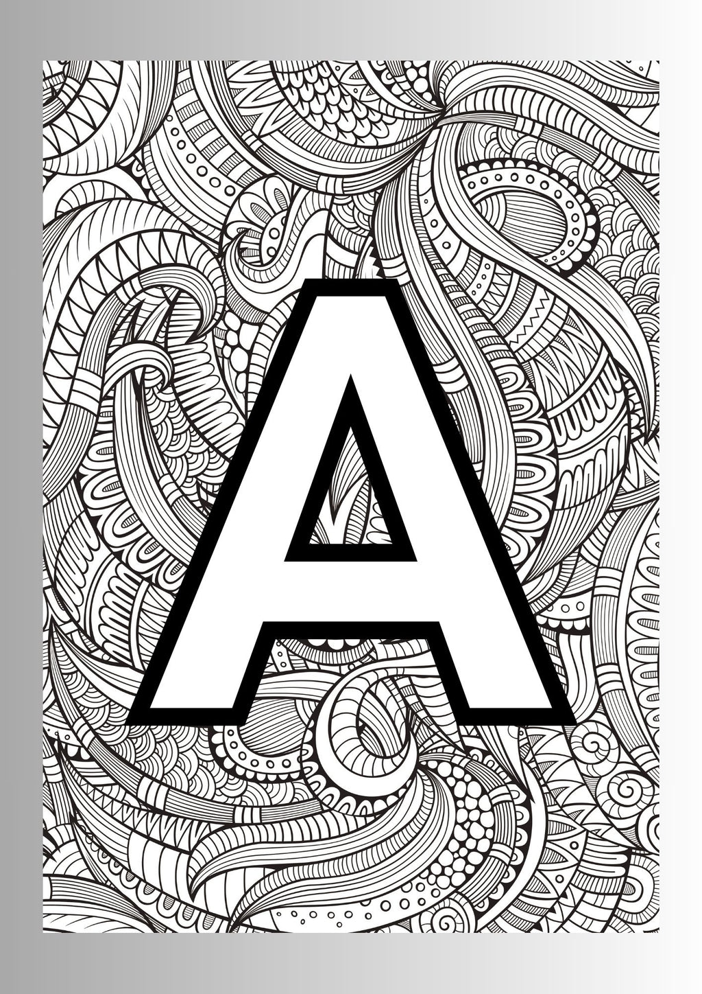 Educational Coloring Book for Kids – Editable Template (Digital)