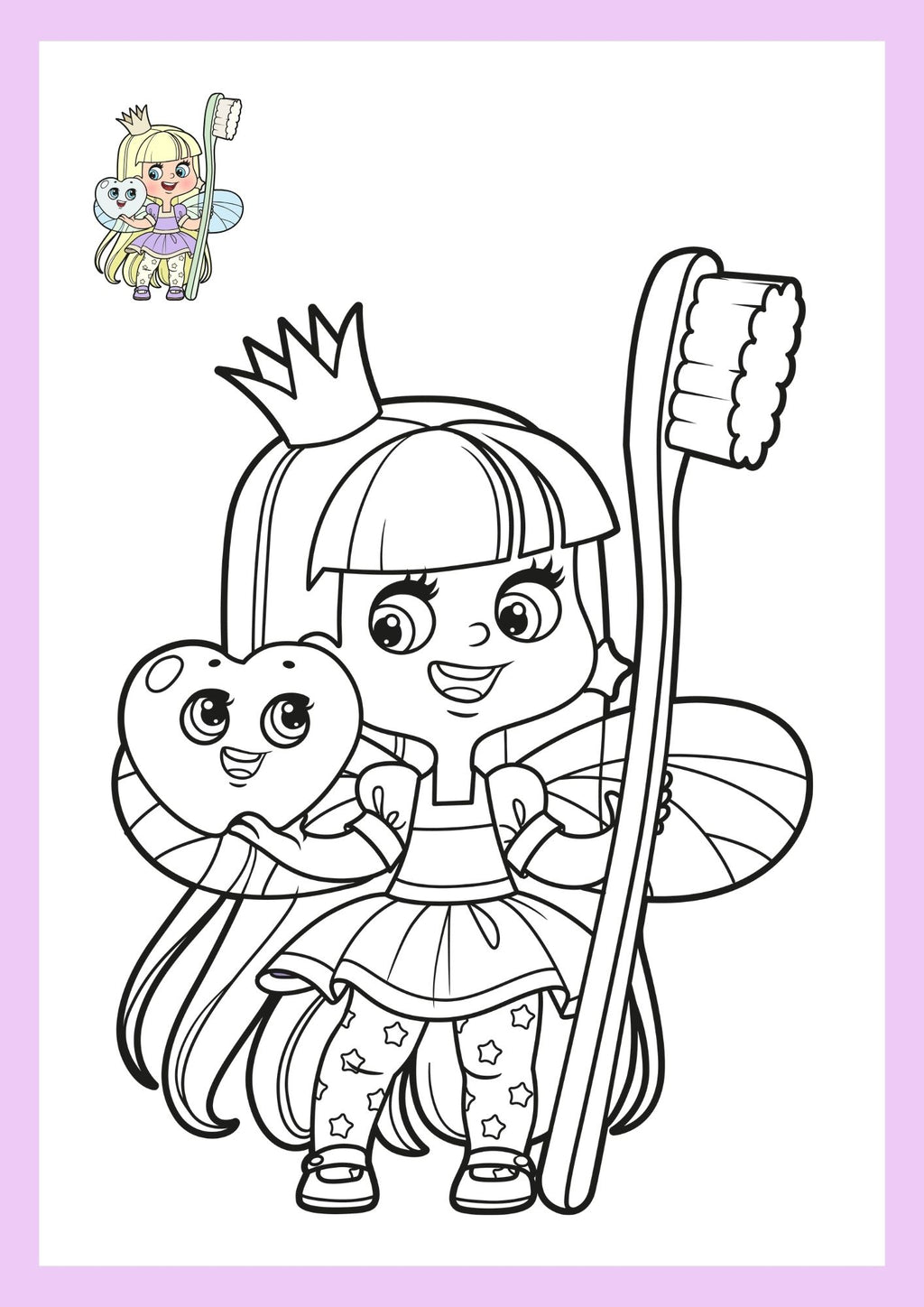 Magical Tooth Fairy Adventures – Coloring Book for Kids
