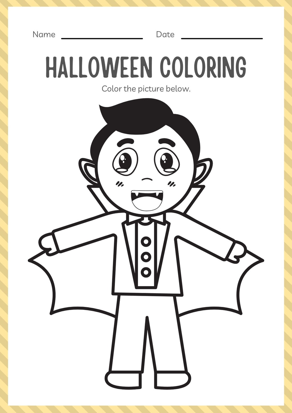 Kindergarten Halloween Activity Workbook