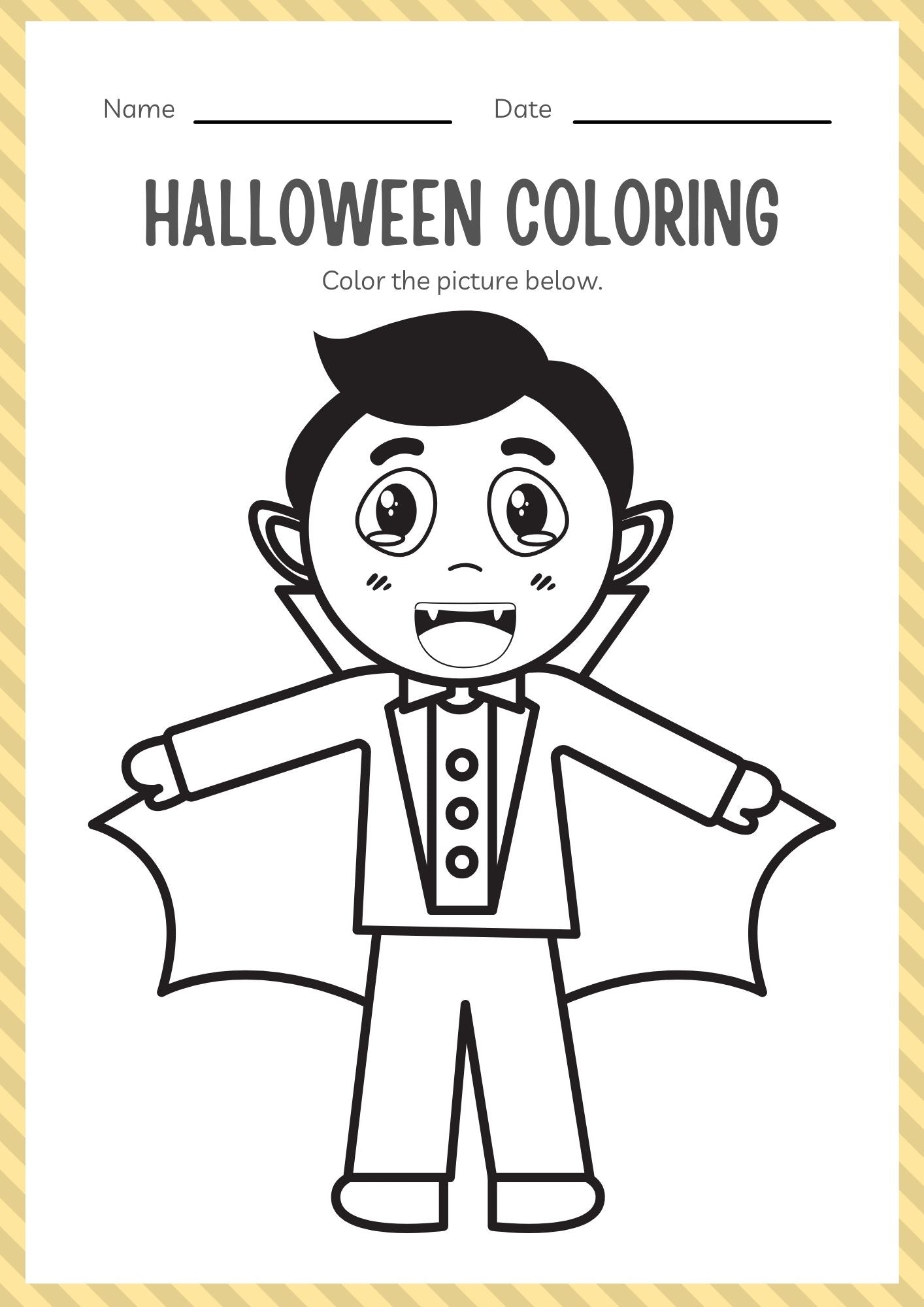Kindergarten Halloween Activity Workbook
