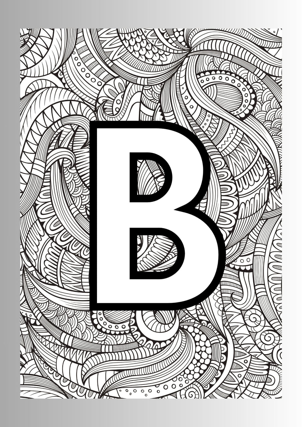 Educational Coloring Book for Kids – Editable Template (Digital)