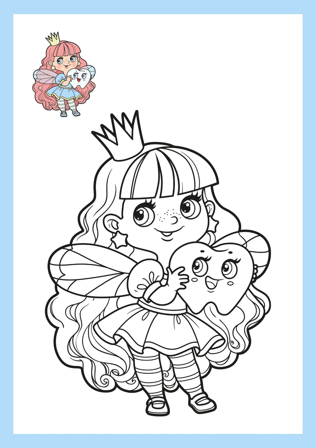 Magical Tooth Fairy Adventures – Coloring Book for Kids