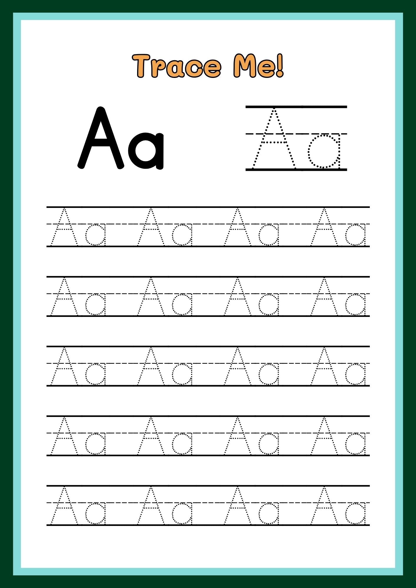 My Little ABC Tracing Booklet for Kids