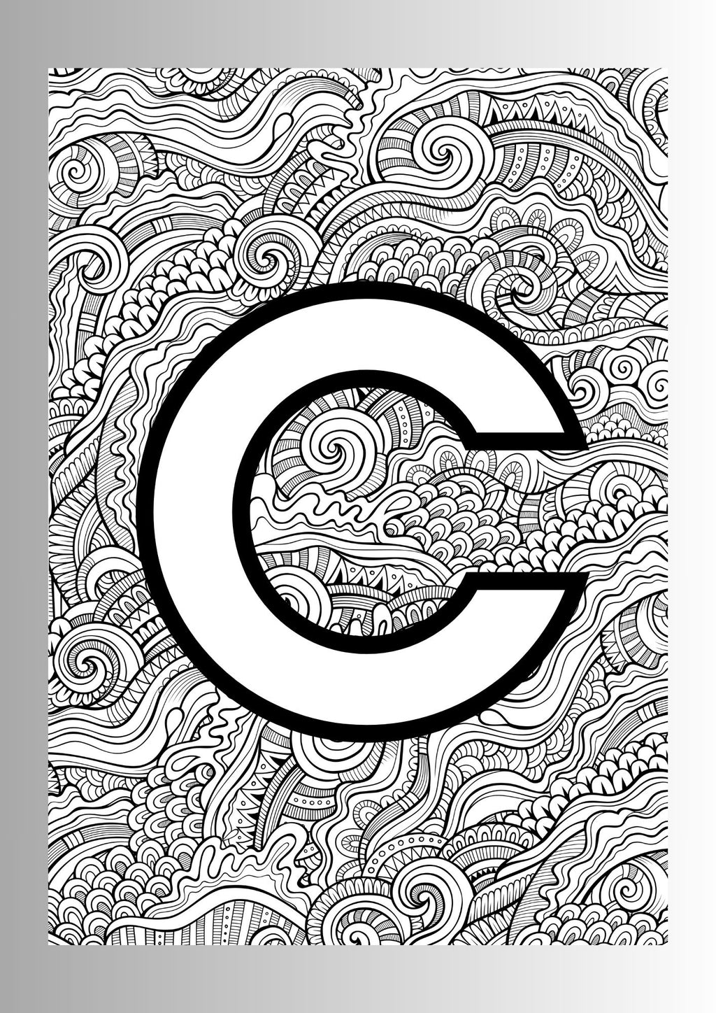 Educational Coloring Book for Kids – Editable Template (Digital)