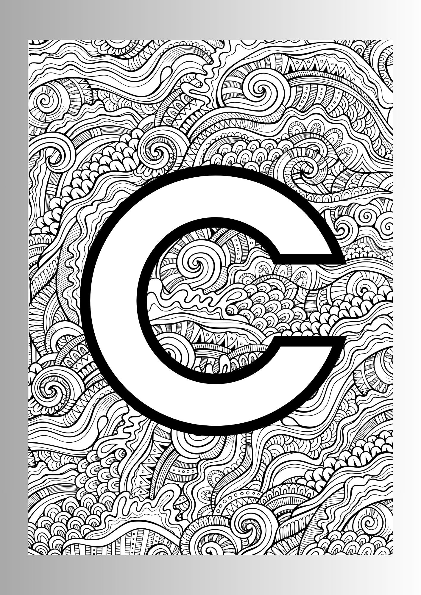 Educational Coloring Book for Kids – Editable Template (Digital)