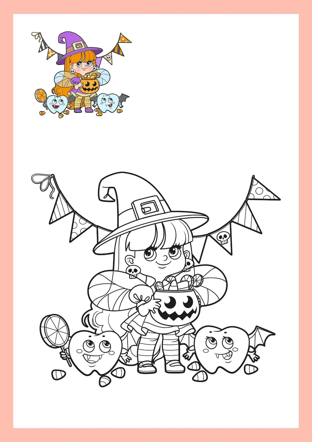 Magical Tooth Fairy Adventures – Coloring Book for Kids