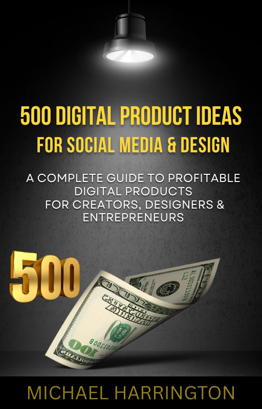 مفتاح للإبداع الرقمي – 500 أفكار جاهزة للسوشيال ميديا والتصميم