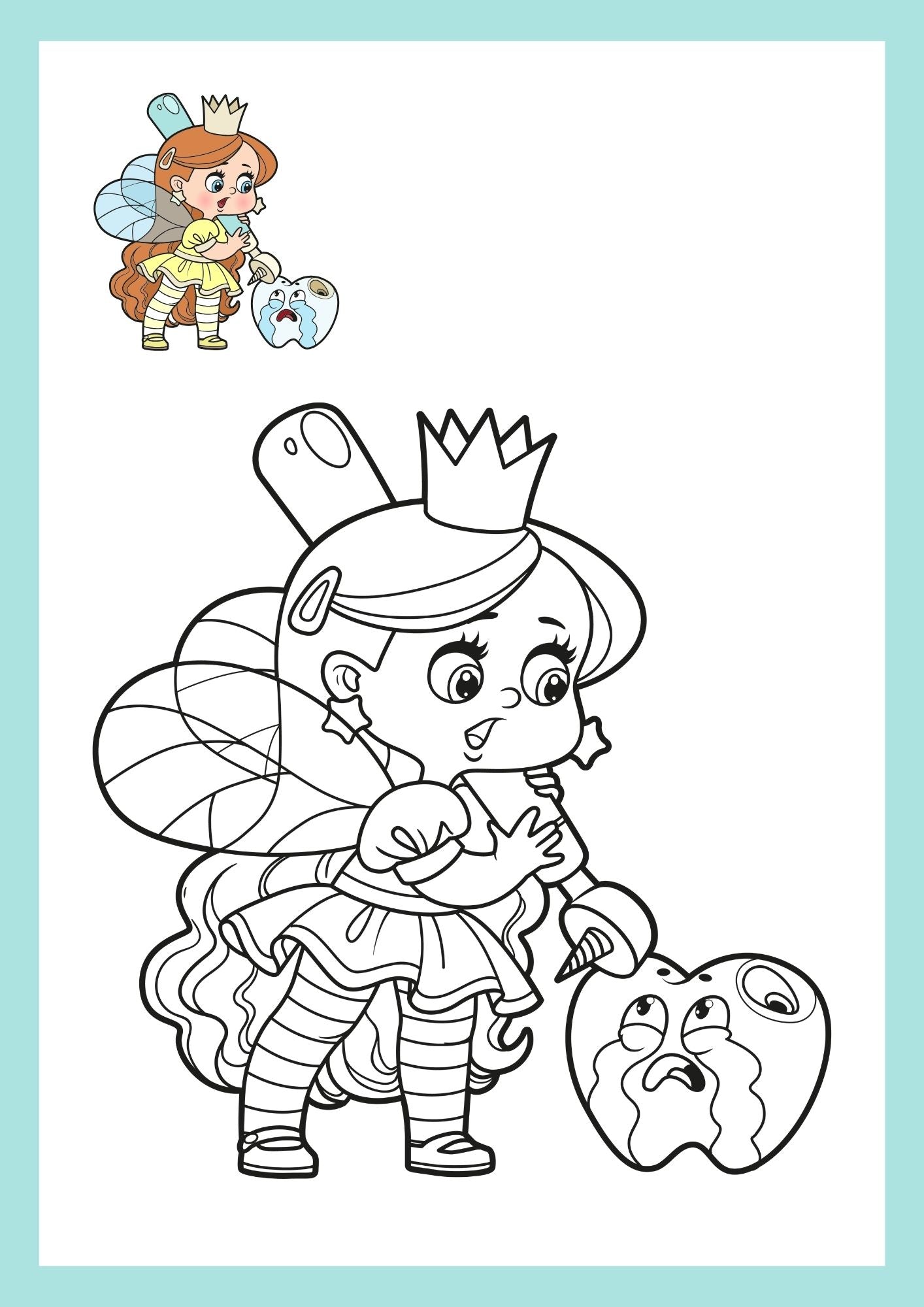 Magical Tooth Fairy Adventures – Coloring Book for Kids