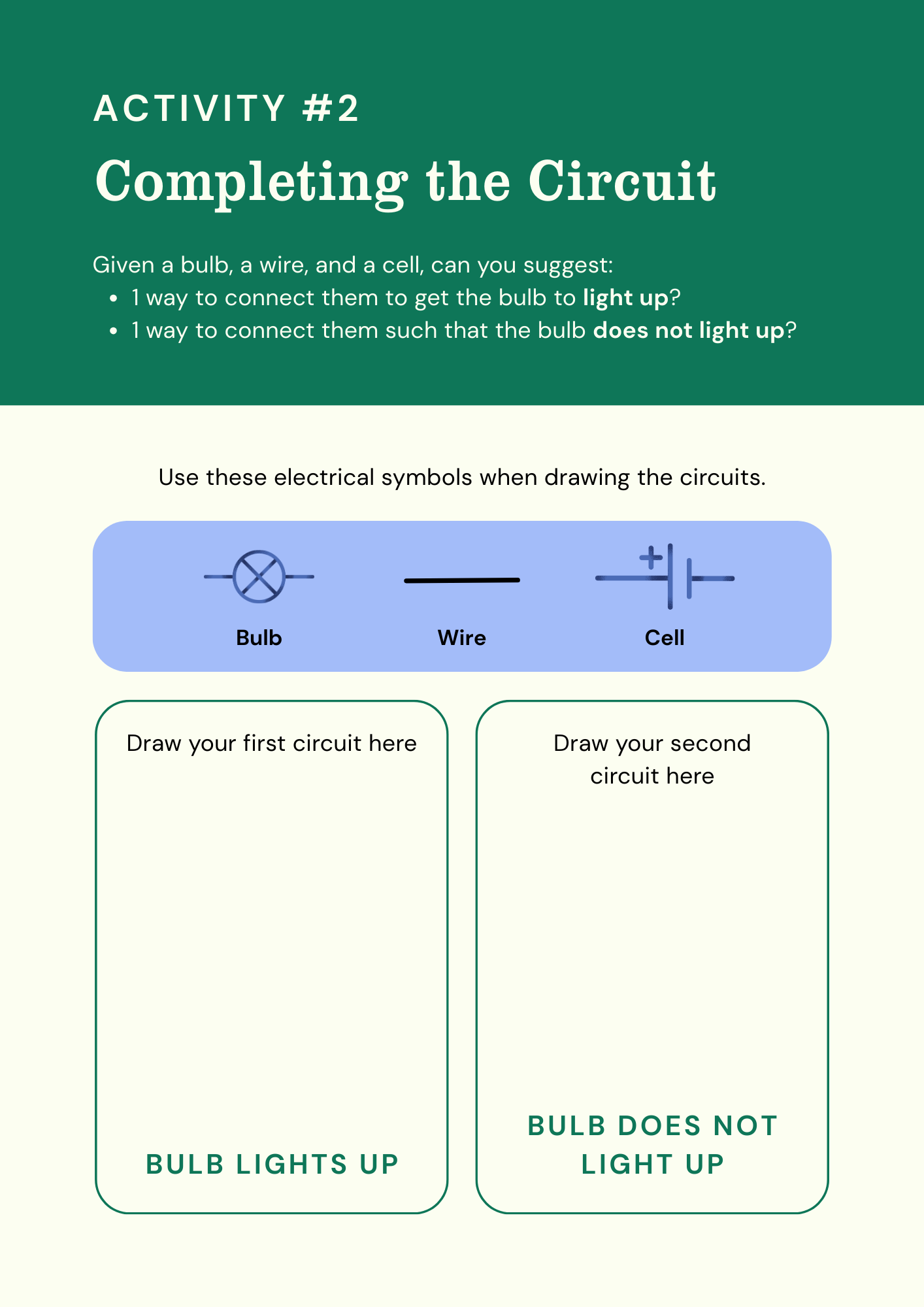 Circuits Made Simple A Beginner Science Booklet for Kids