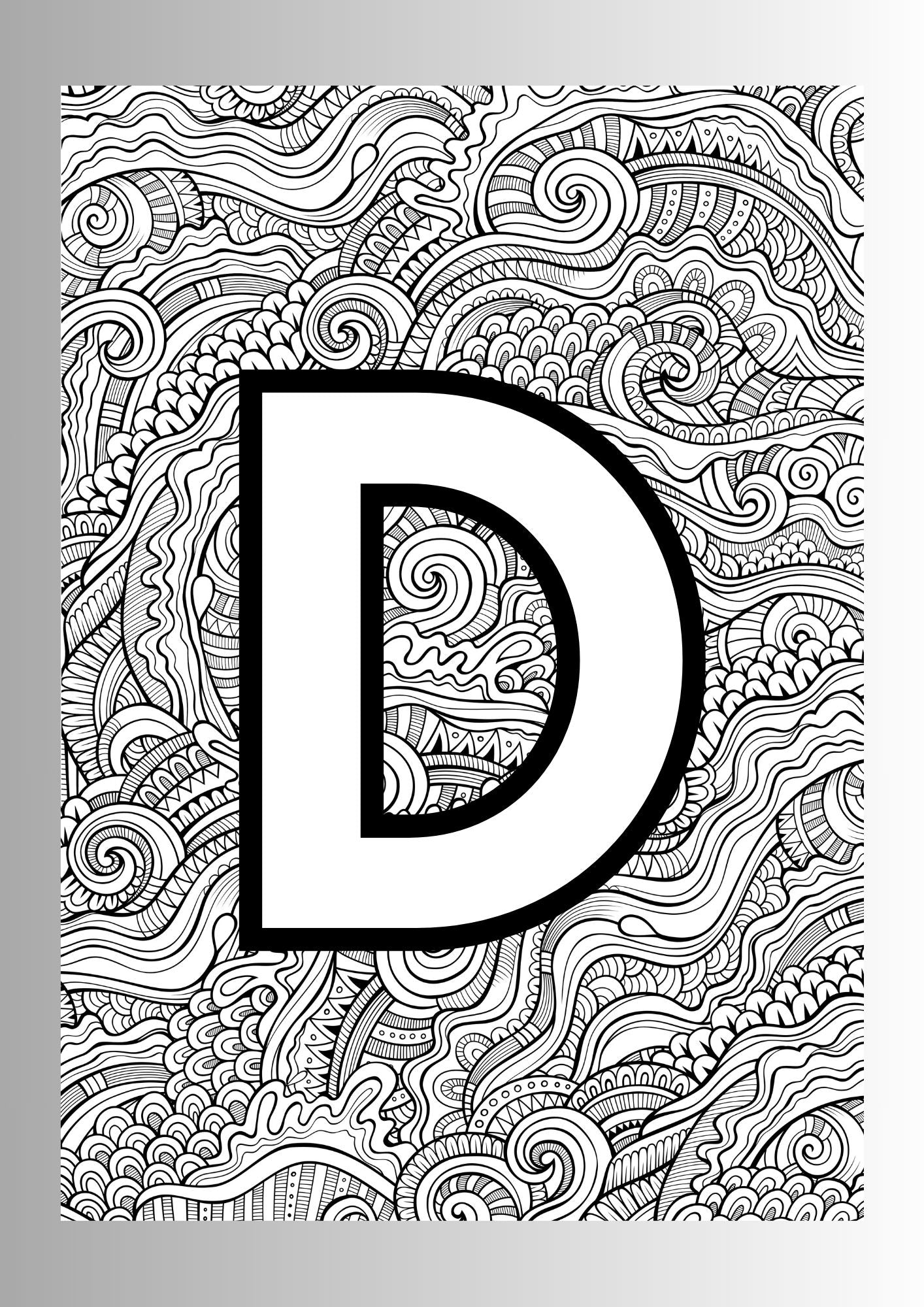 Educational Coloring Book for Kids – Editable Template (Digital)
