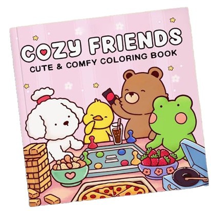 Cute Animal Coloring Book | 36 Designs – Easy & Fun for Kids Ages 6–12