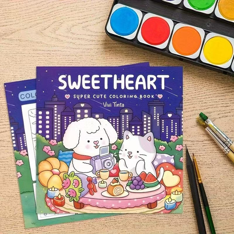 Cute Animal Coloring Book | 36 Designs – Easy & Fun for Kids Ages 6–12