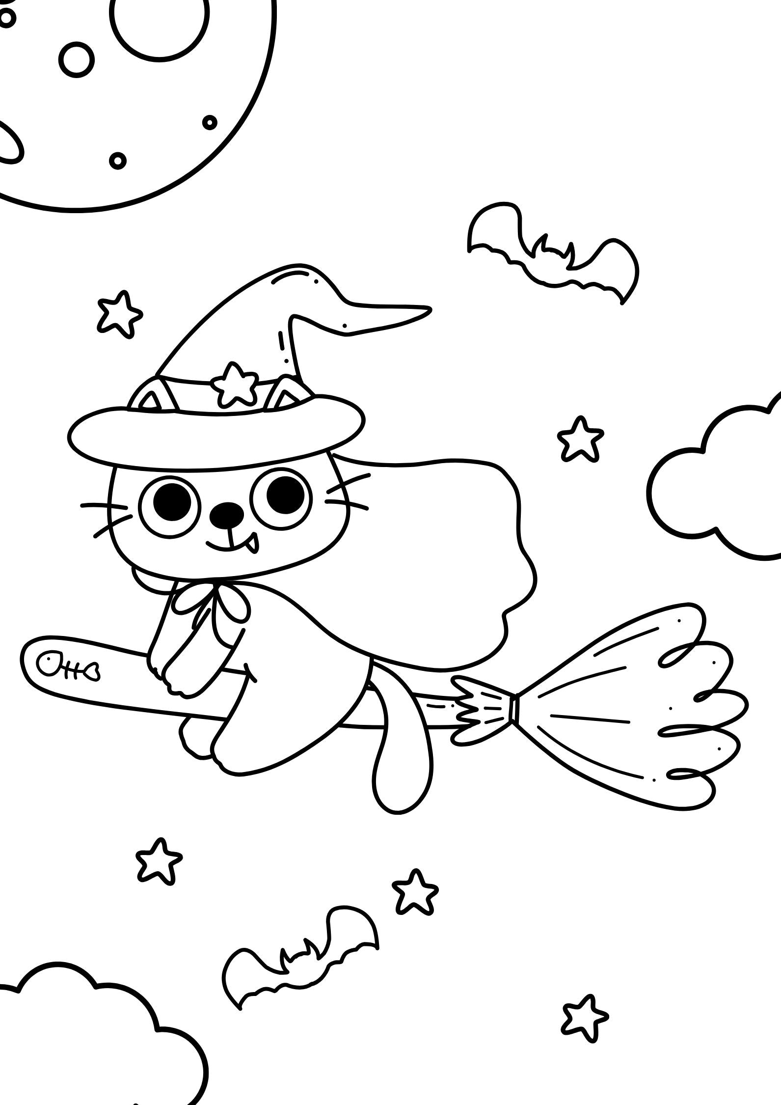 Cute Halloween Coloring Book for Kids
