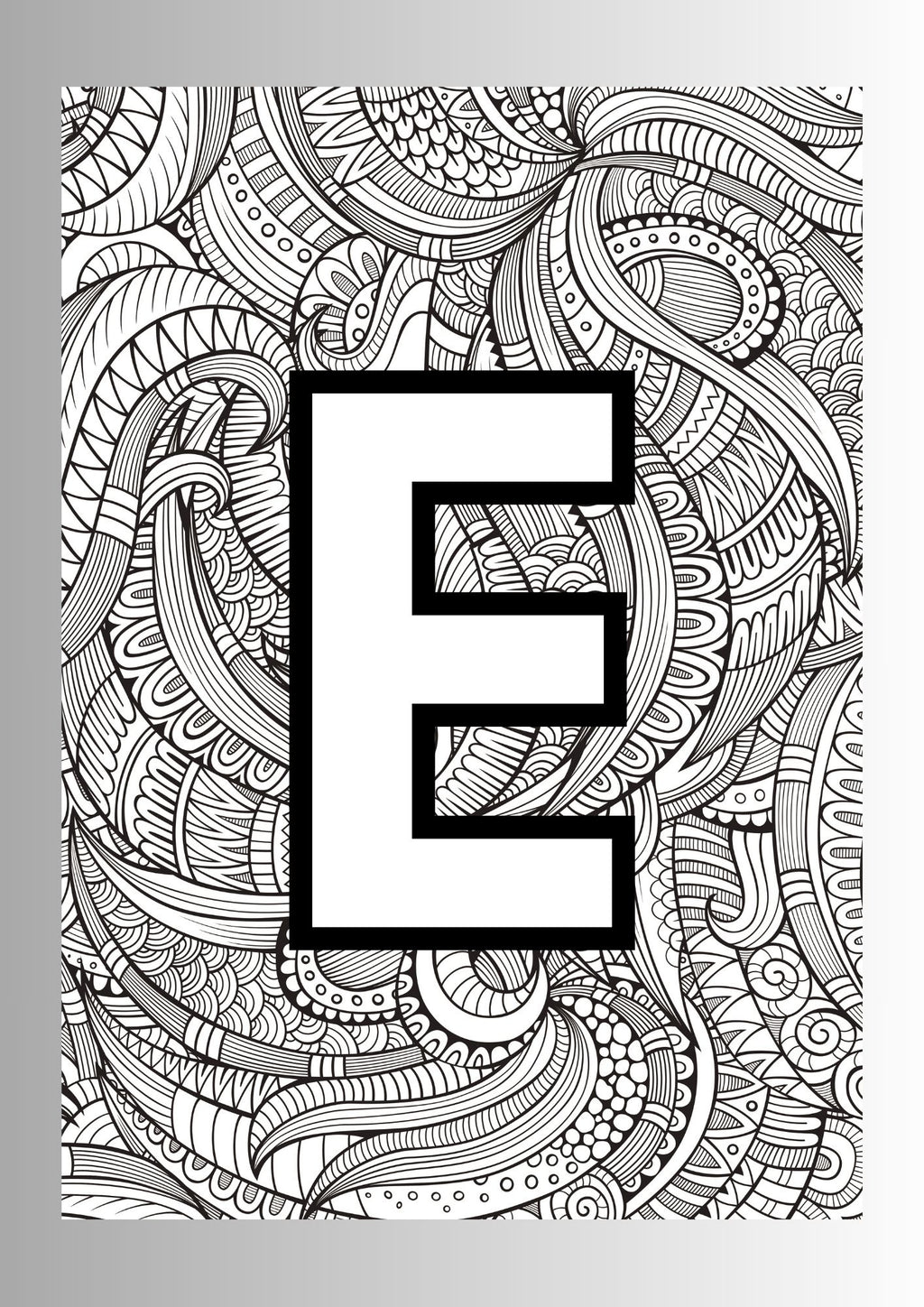 Educational Coloring Book for Kids – Editable Template (Digital)