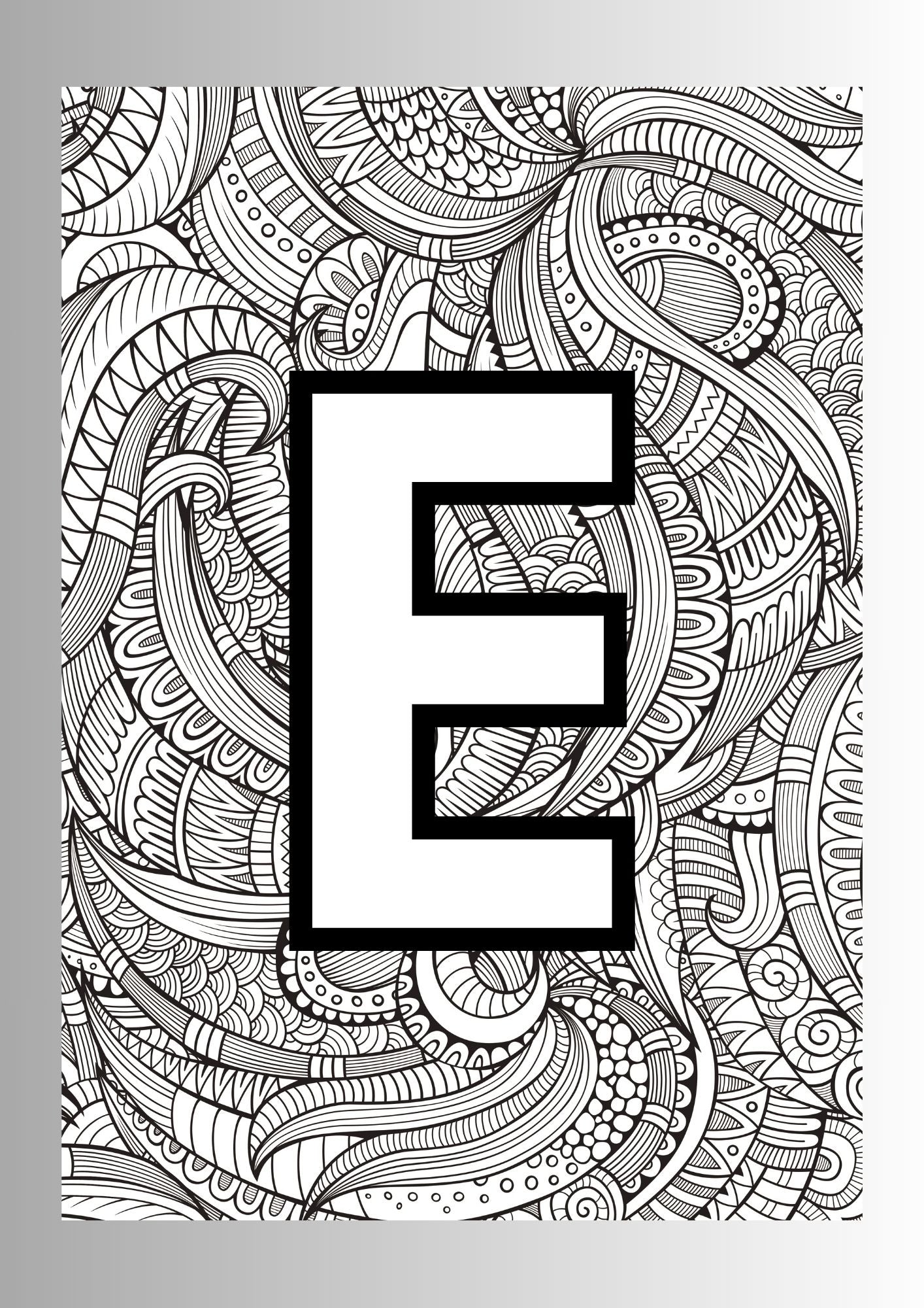 Educational Coloring Book for Kids – Editable Template (Digital)