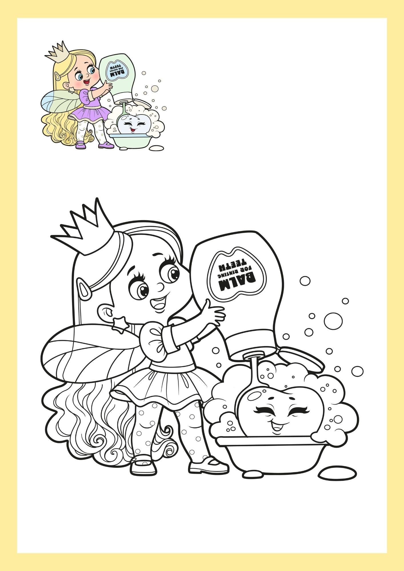 Magical Tooth Fairy Adventures – Coloring Book for Kids