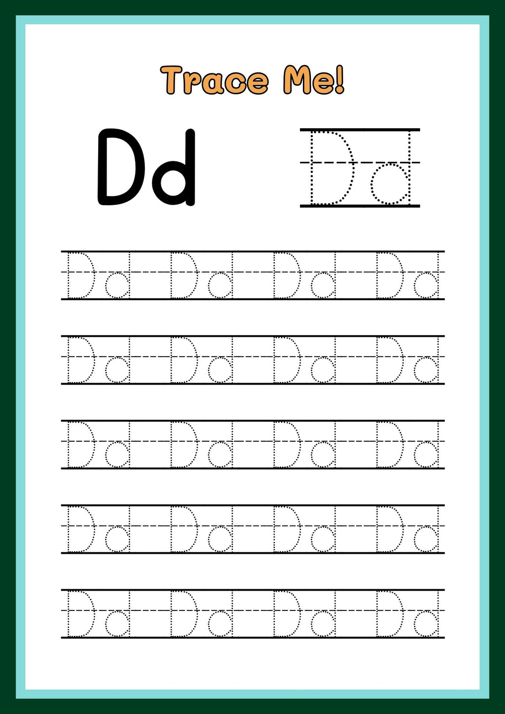 My Little ABC Tracing Booklet for Kids