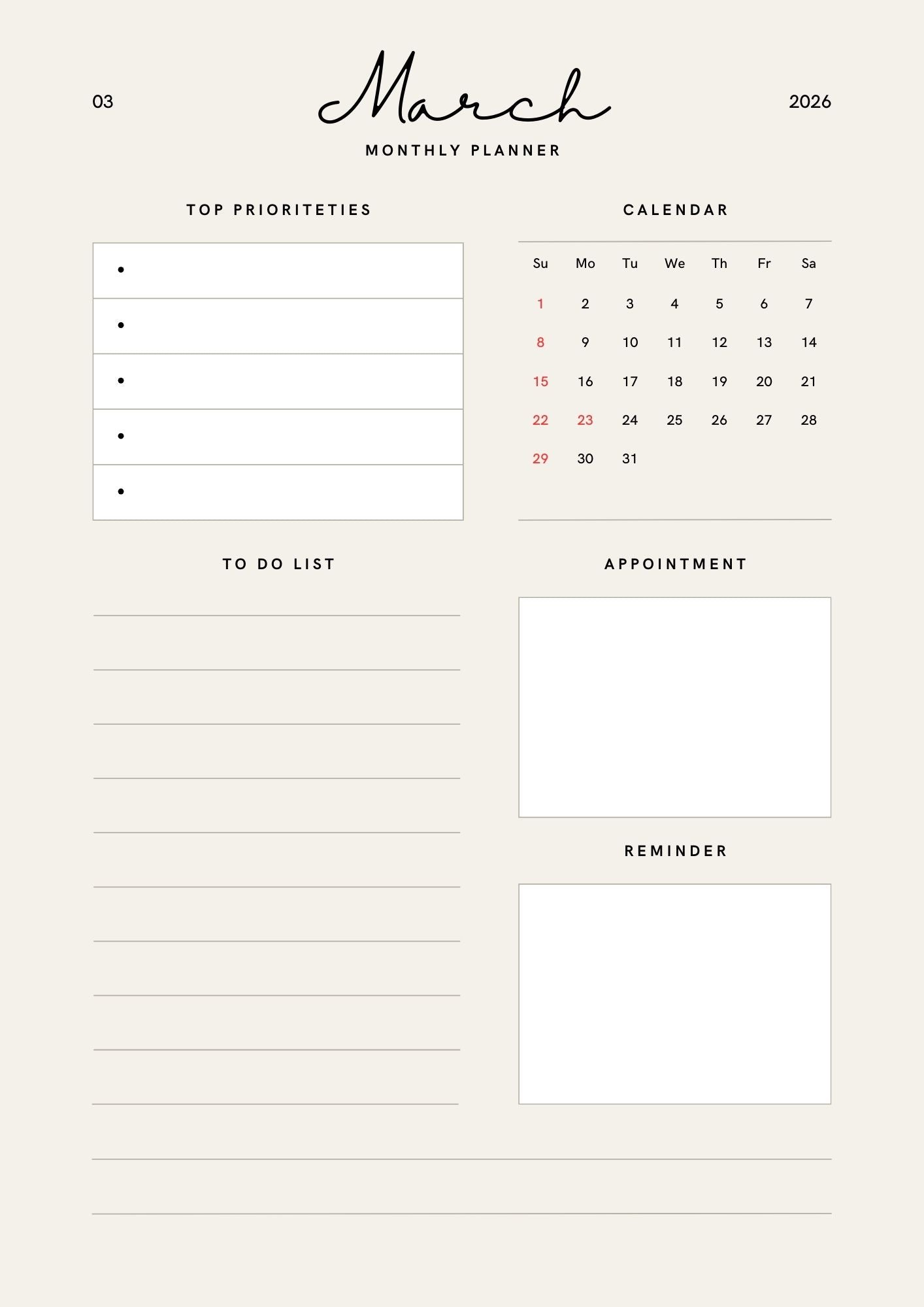 Smart Annual Planning System