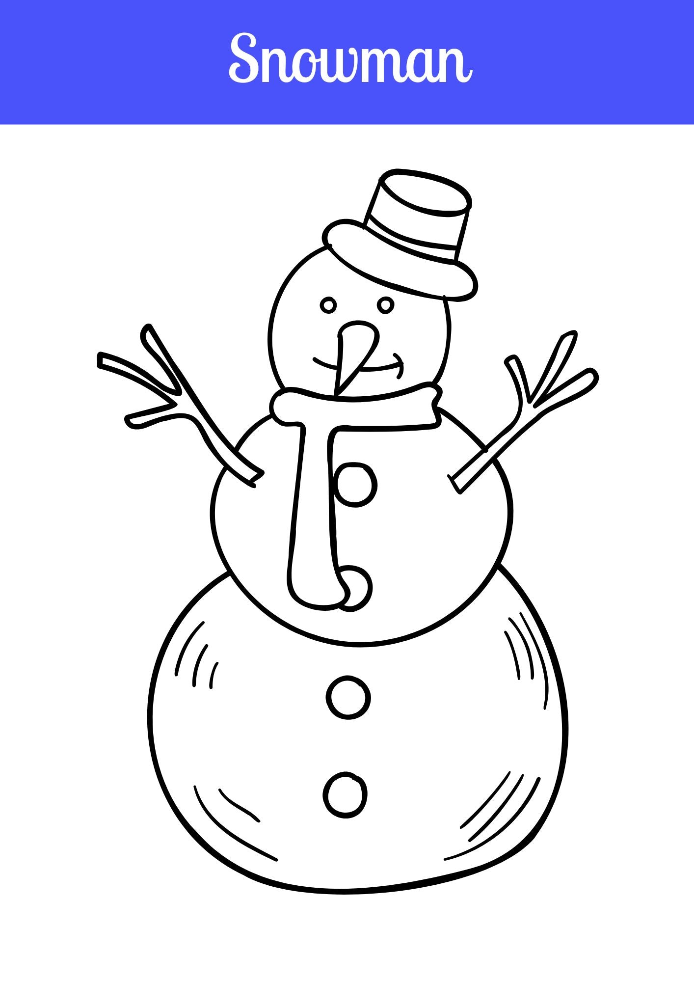 Christmas Coloring Book for Kids – Editable Canva Template & Printable PDF