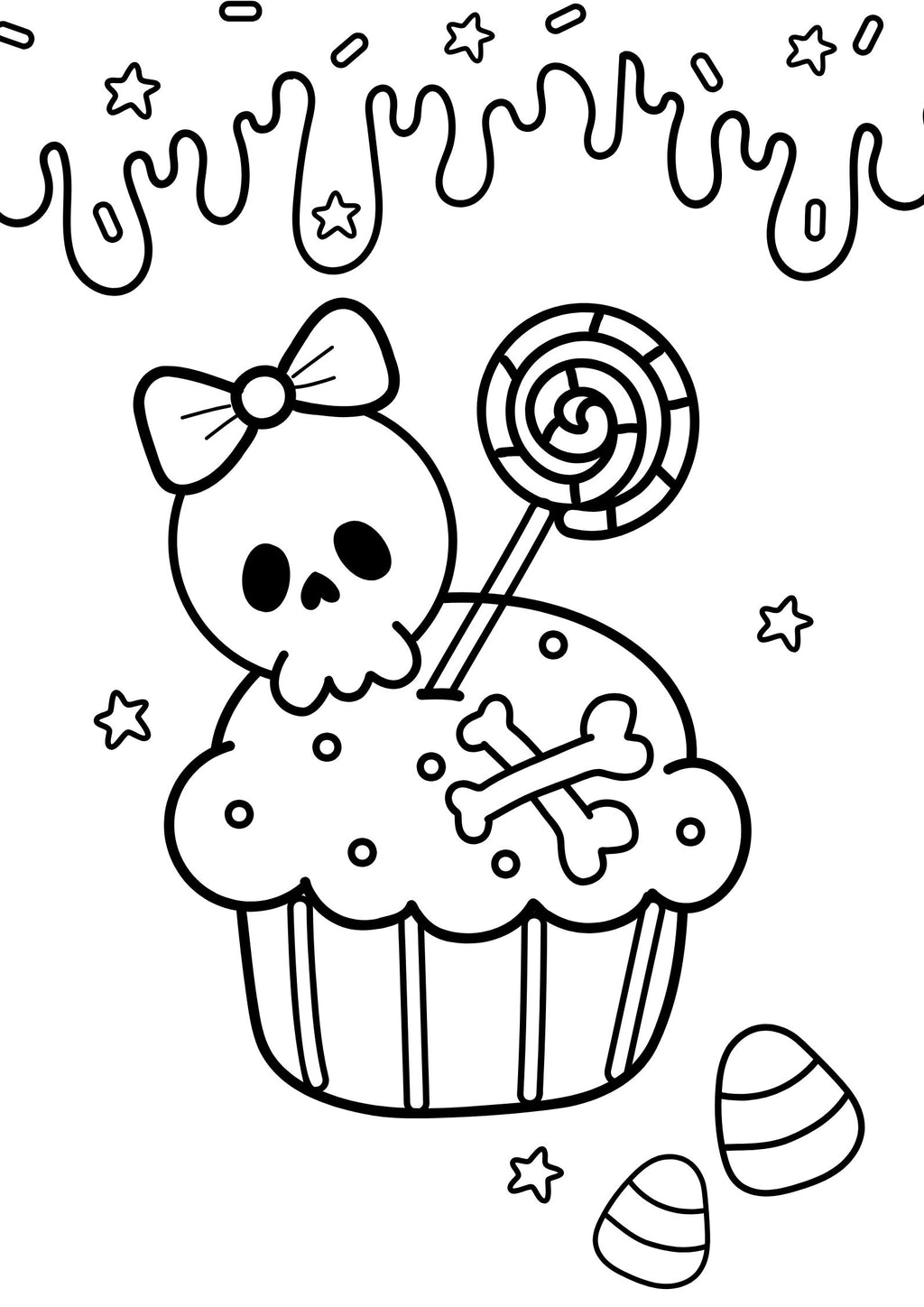 Cute Halloween Coloring Book for Kids