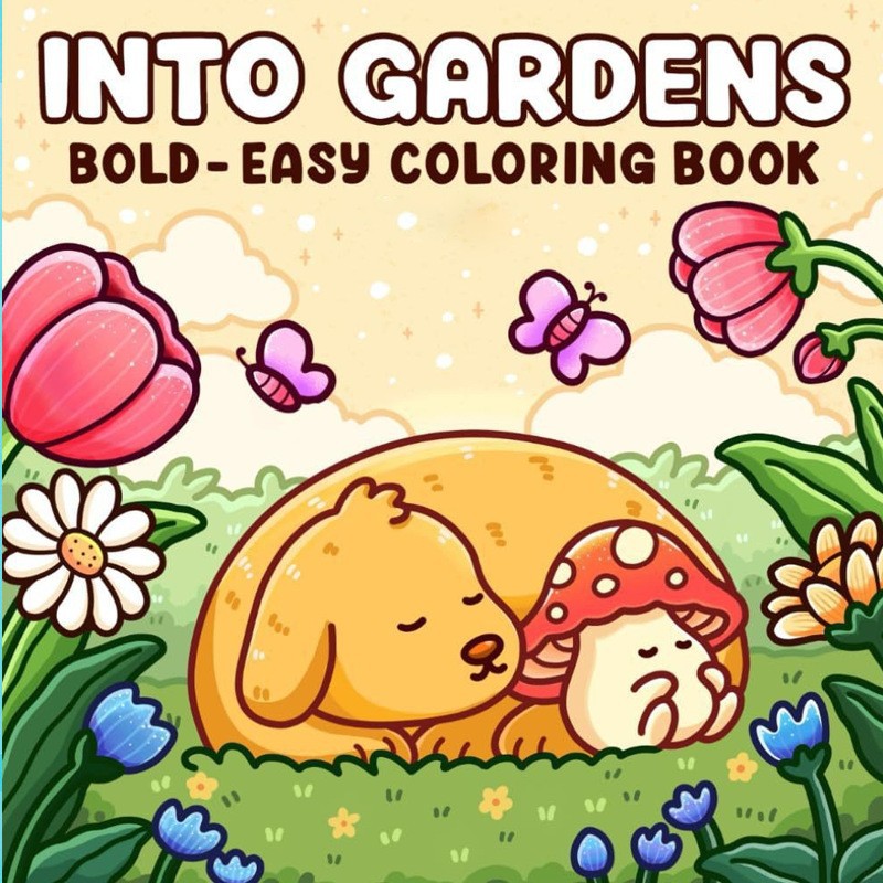 Cute Animal Coloring Book | 36 Designs – Easy & Fun for Kids Ages 6–12