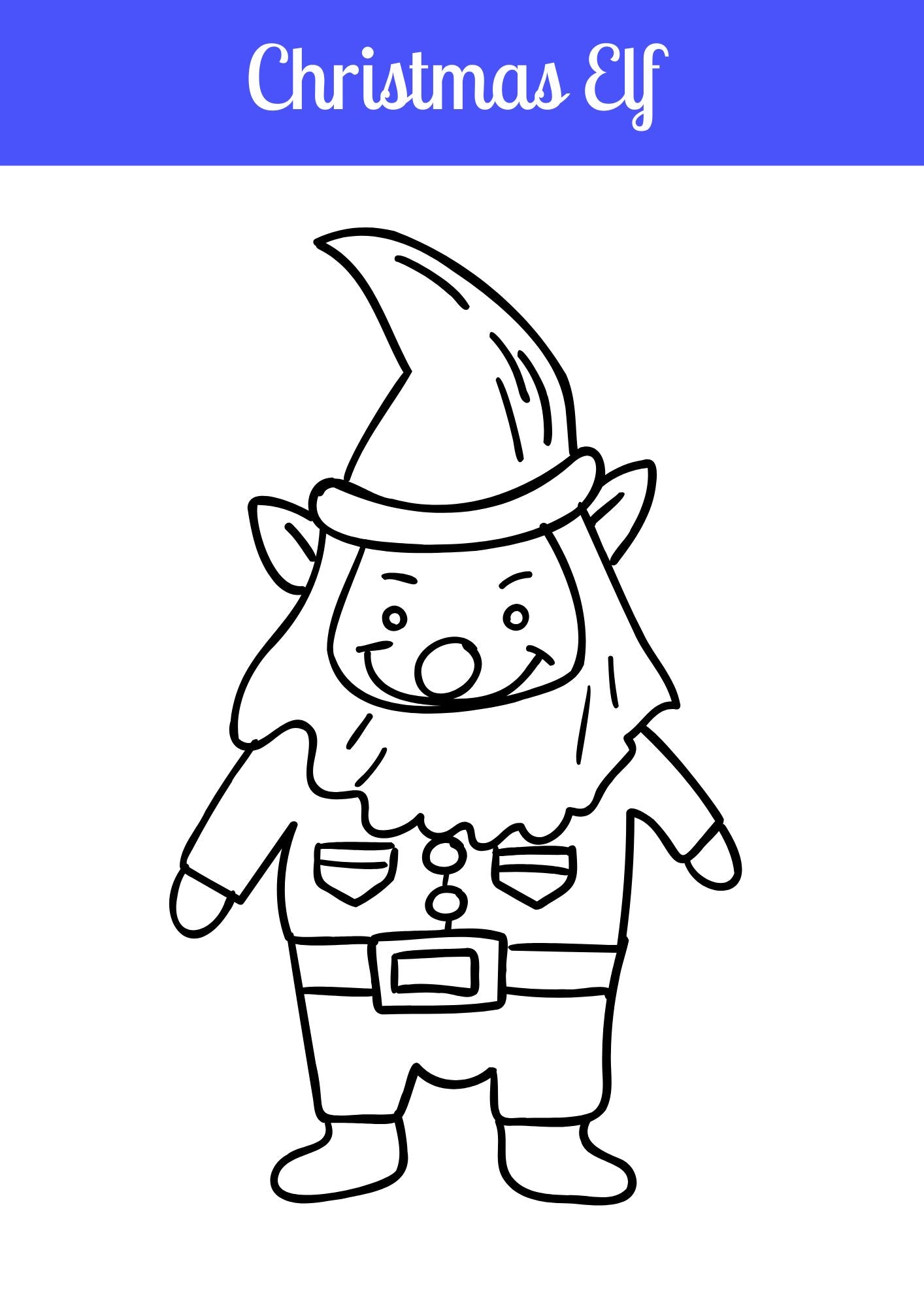 Christmas Coloring Book for Kids – Editable Canva Template & Printable PDF