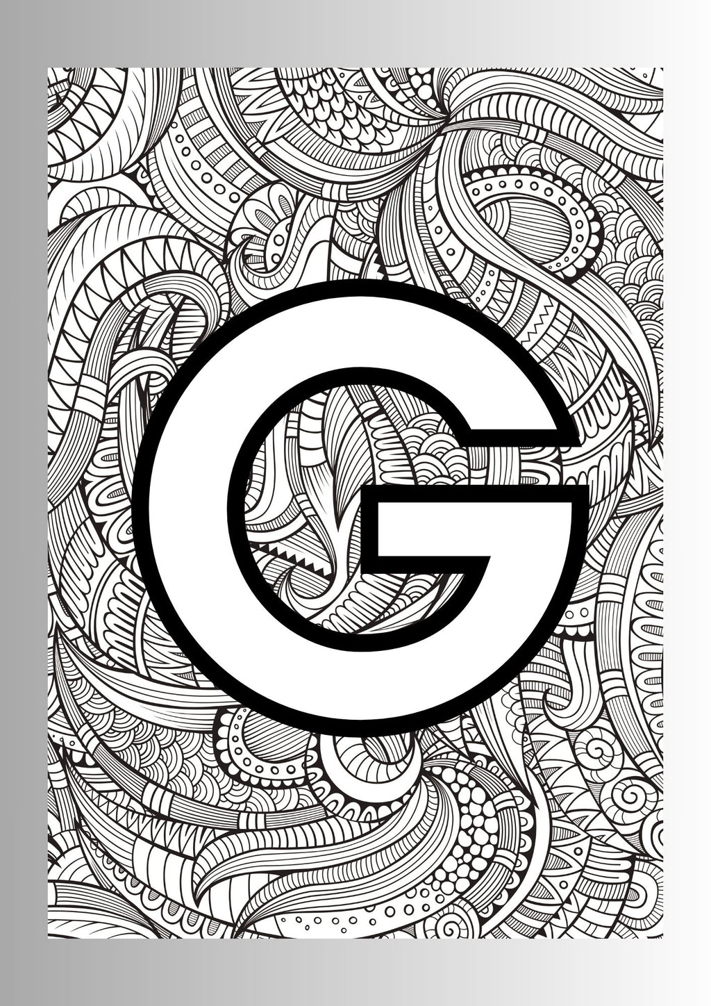 Educational Coloring Book for Kids – Editable Template (Digital)
