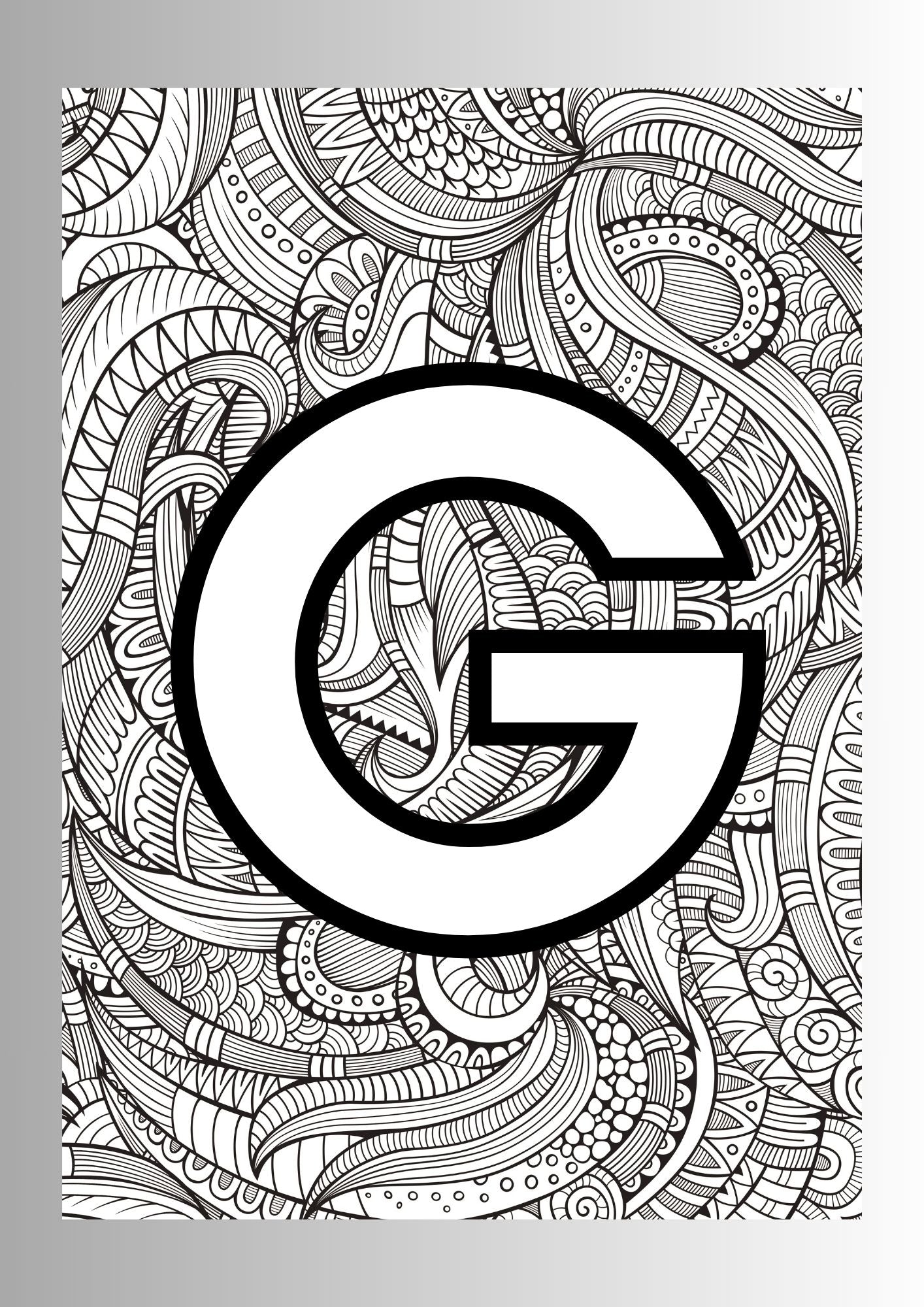 Educational Coloring Book for Kids – Editable Template (Digital)