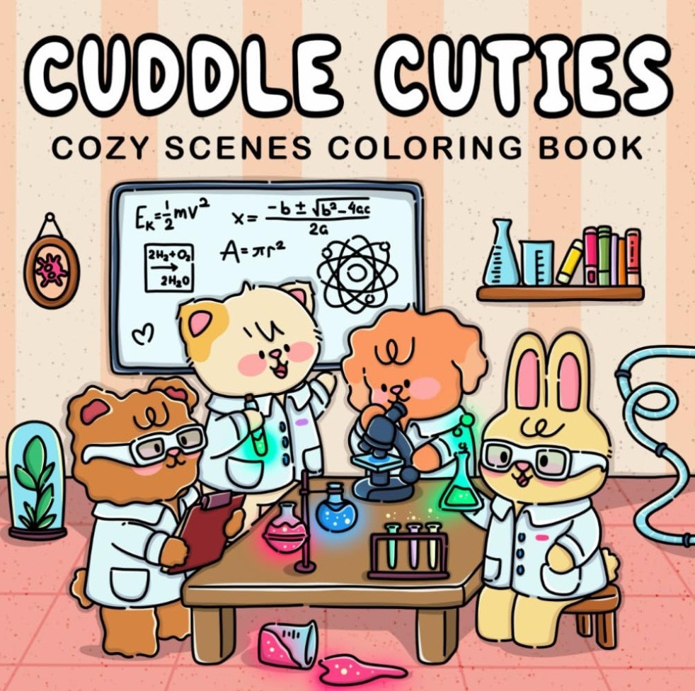 Cute Animal Coloring Book | 36 Designs – Easy & Fun for Kids Ages 6–12