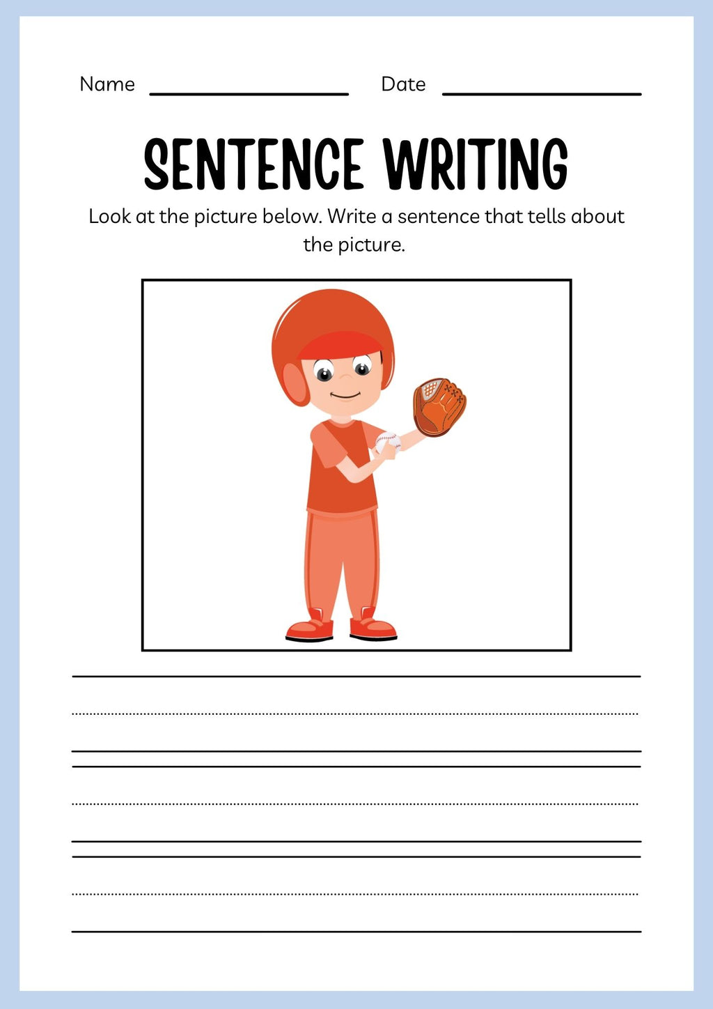 Sports ESL Workbook for Kids