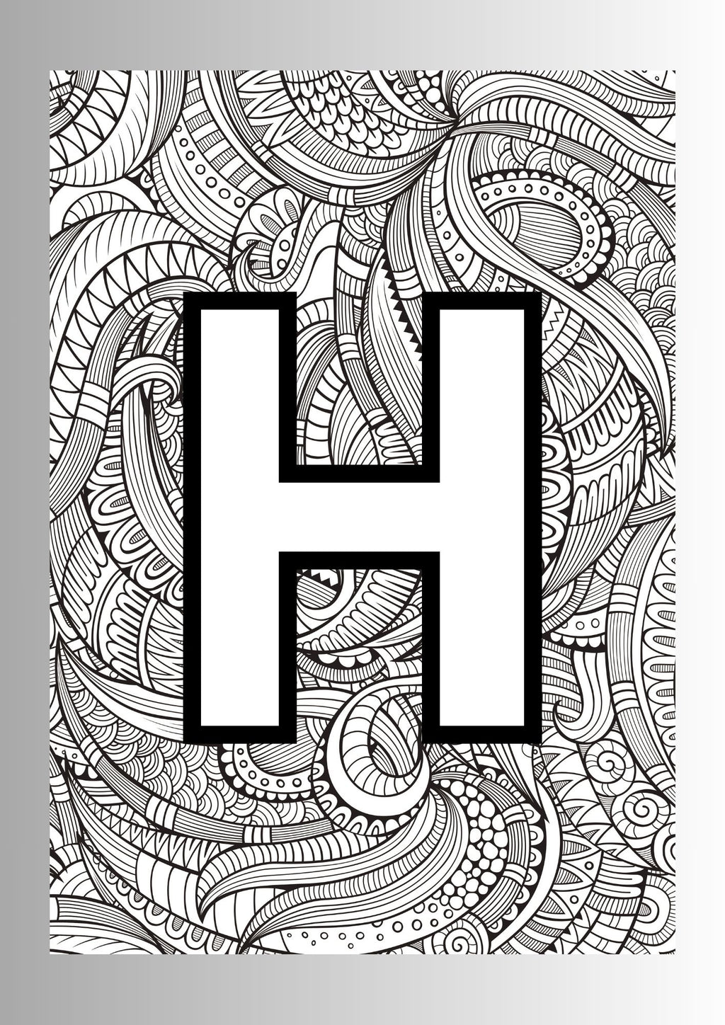 Educational Coloring Book for Kids – Editable Template (Digital)