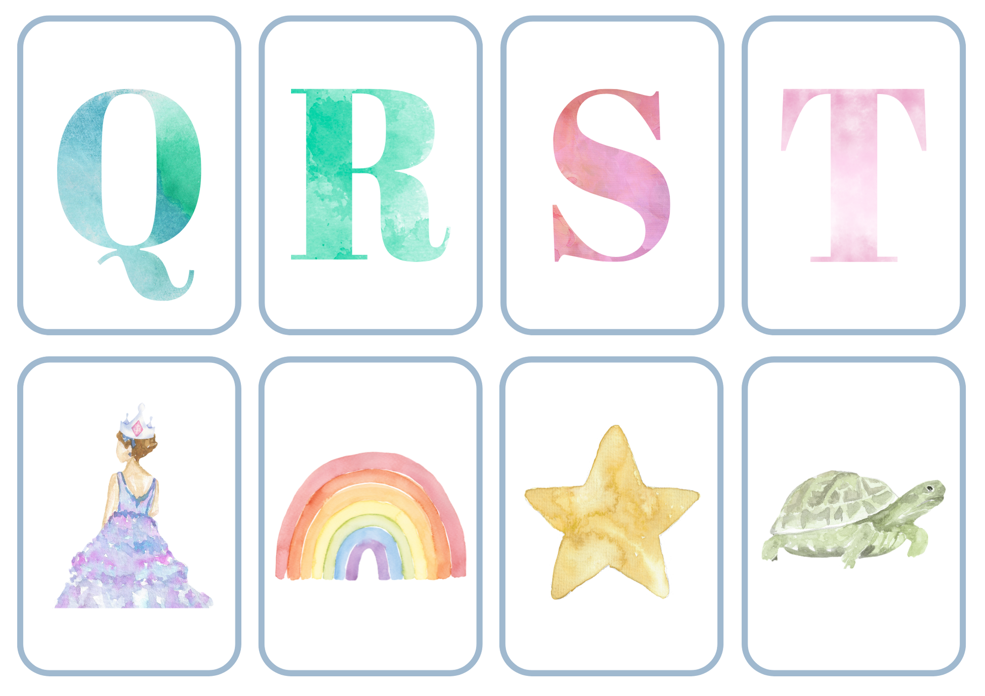 Alphabet_Flashcards_Q-T - SMAZON 
