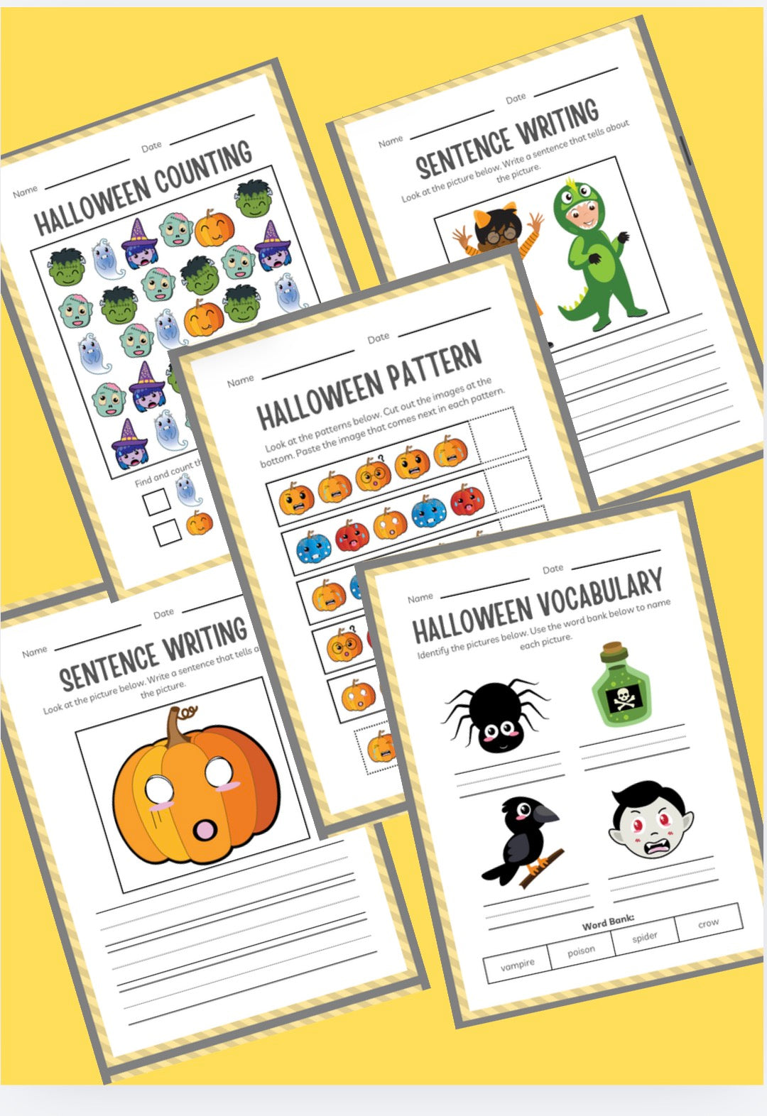 Halloween Activity Workbook
