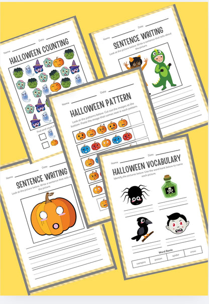 Halloween Activity Workbook